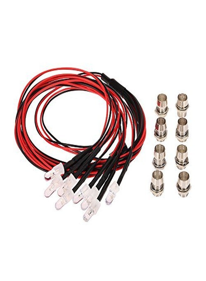 prorcmodel 8 LED Light Kit White Red Yellow for 1/10 1/8 Traxxas Redcat RC4WD Tamiya RC Car - Image 4